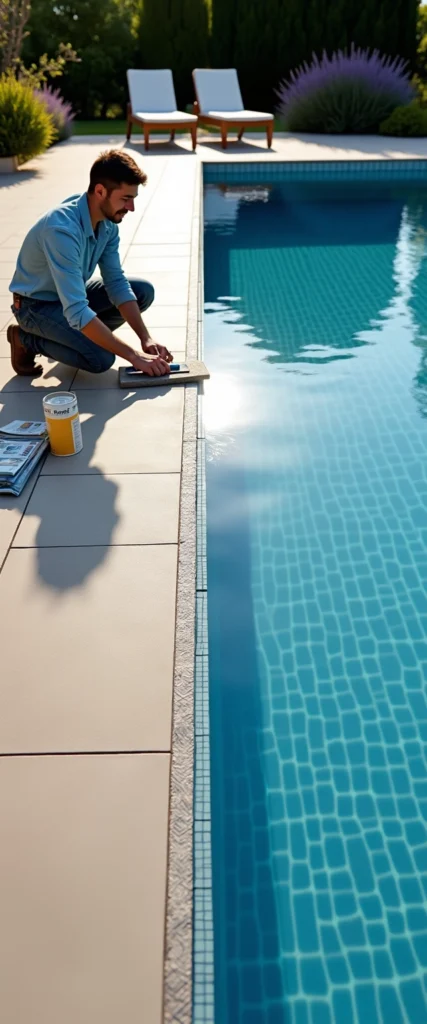 types de carrelage de piscine